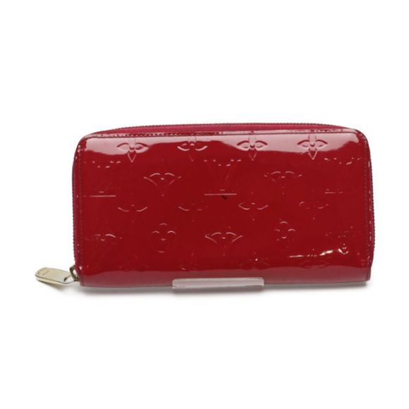 Louis Vuitton Zippy Wallet Round Zipper Vernis Magenta Long Wallet Handbag - Picture 1 of 6